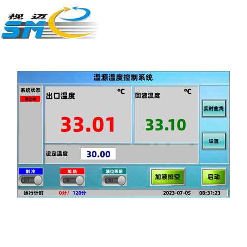 出口控溫版-高低溫一體機(jī)控制器